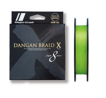 DANGAN BRAID X (CROSS) X8 164yd (150m) GREEN