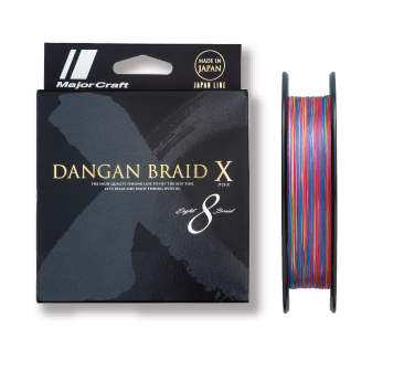 DANGAN BRAID X (CROSS) X8 218yd (200m) MULTI COLOR